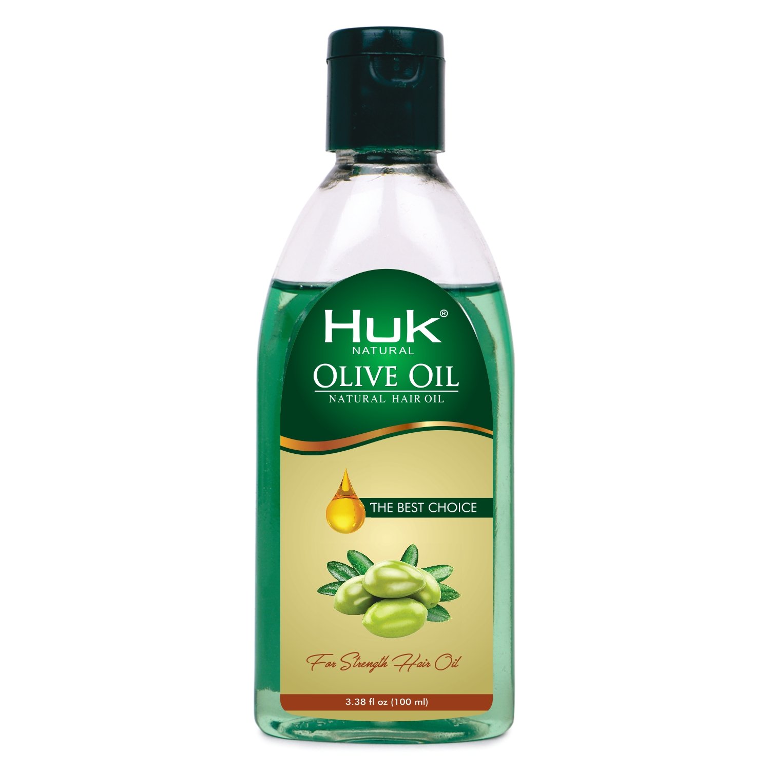 Huk Natural Olive Hair Oil 100ml Huk Olive Hair Oil