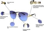 Huk Butterfly Sunglasses with UV Protection