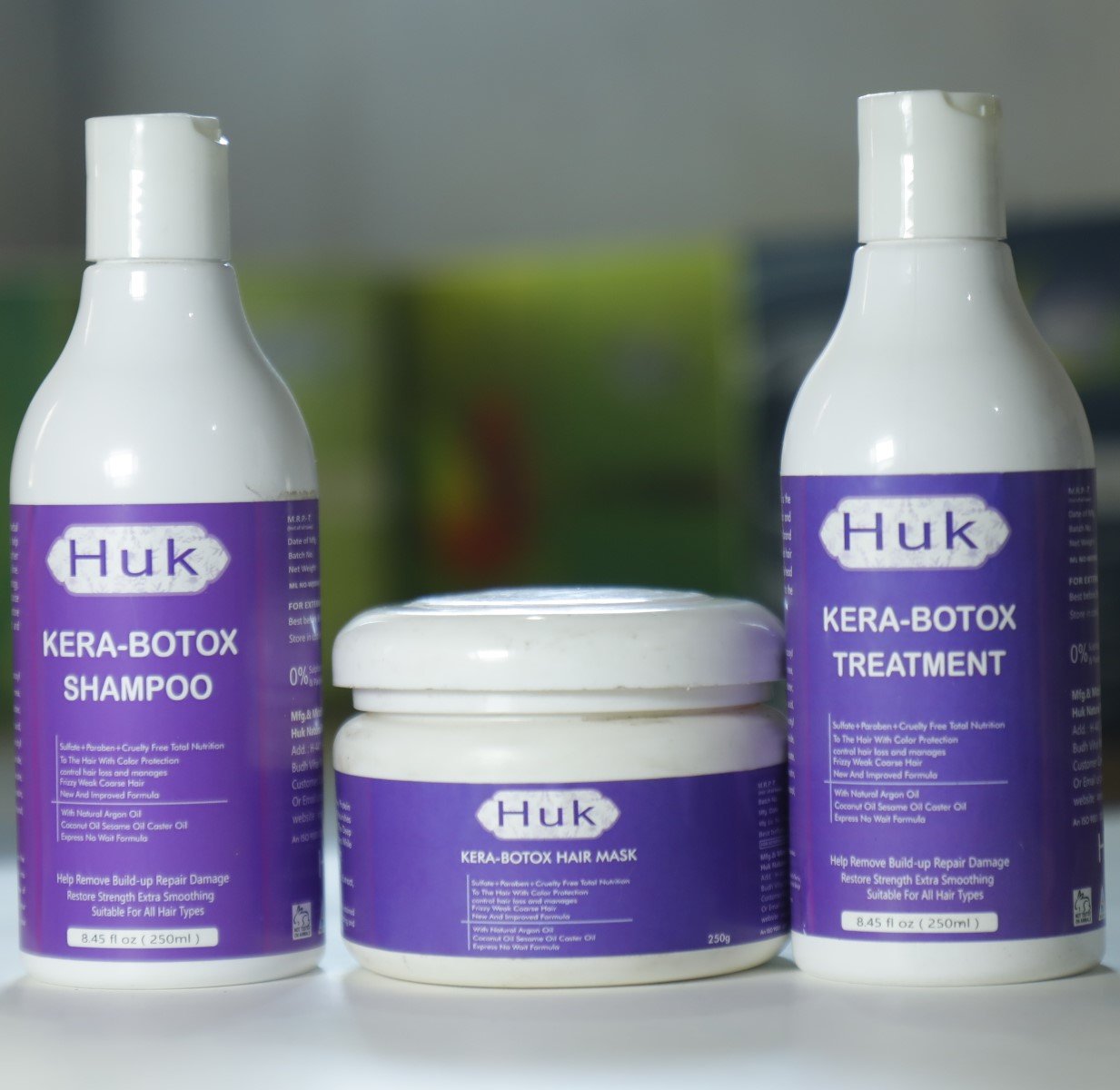 Huk Kera Botox Hair Treatment Set: Hair Mask and Shampoo Huk Kera Botox Hair Treatment Set: Hair Mask and Shampoo