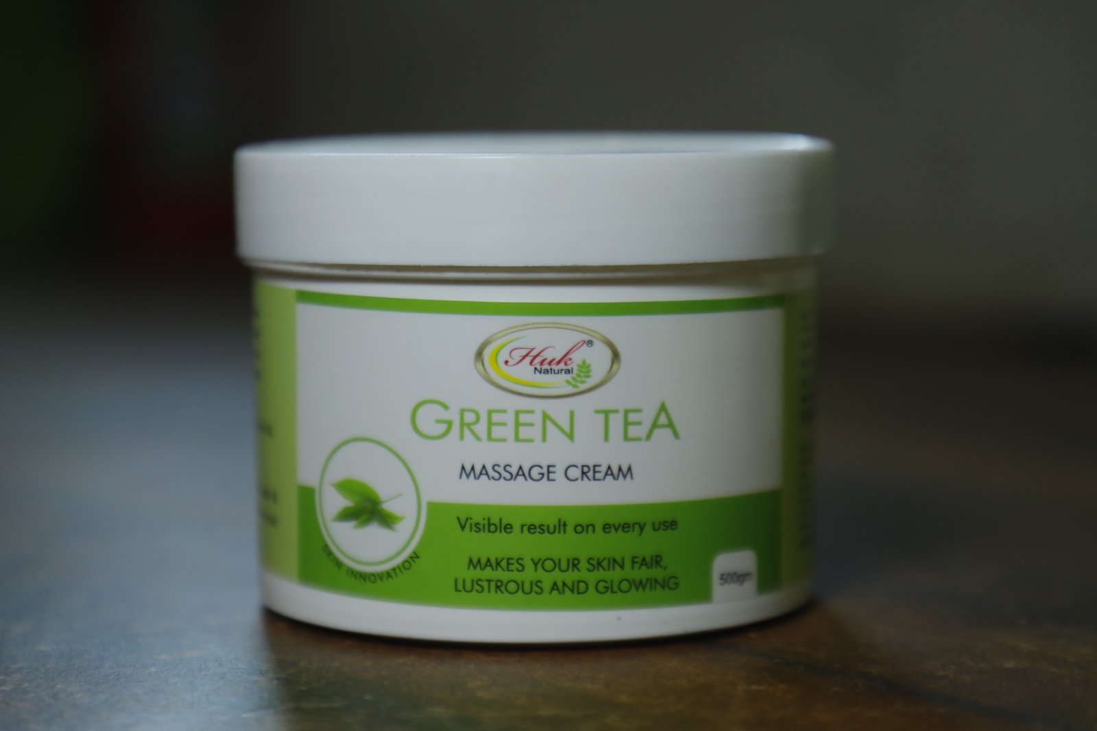 Huk Green Tea Massage Cream with Aloe Vera Huk Green Tea Massage Cream with Aloe Vera