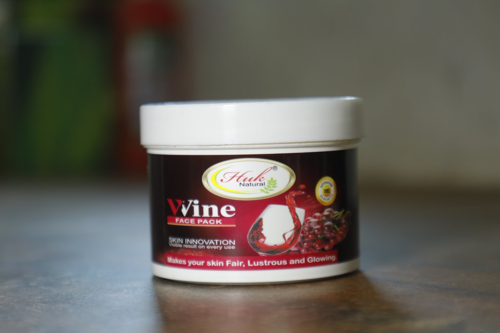 Huk Wine Face Pack with Grapes Extract Huk Wine Face Pack with Grapes Extract