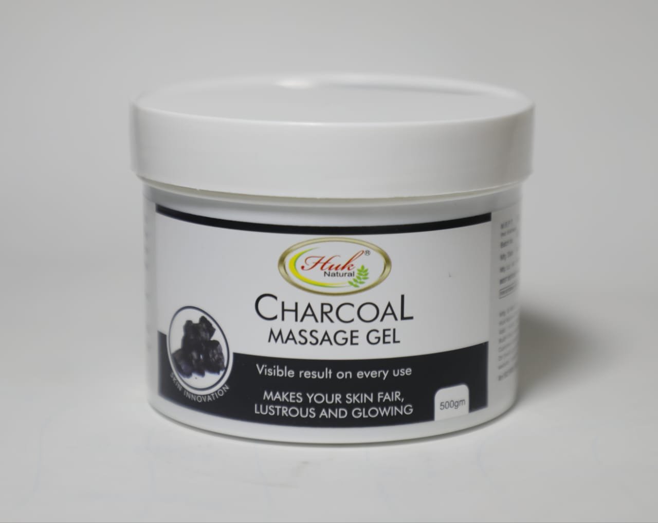 Huk Charcoal Massage Gel with Aloe Vera Huk Charcoal Massage Gel with Aloe Vera