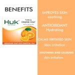 Buy Huk Orange Soap with Coconut Oil & Orange Oil - Image 5