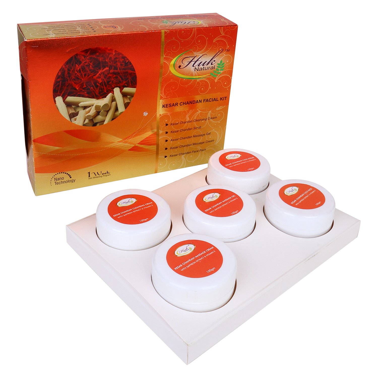 Huk Kesar Chandan Facial kit Huk Kesar Chandan Facial kit