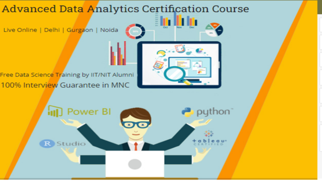 Affordable Data Analytics Course in Delhi NCR, Excel, VBA, SQL, Power BI, and Free Data Science Certification till 30 Aug 2025, by “SLA Consultants India”