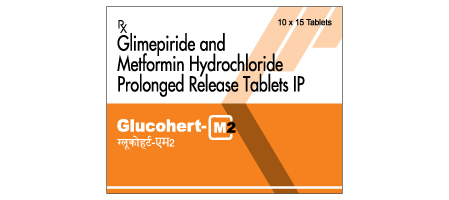 Glucohert-M2 Tablet for Type 2 Diabetes Management | Hertz Pharma
